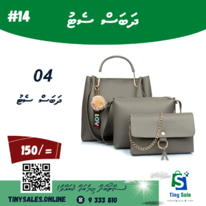 women's Shoulder Hand bag Combo (Grey)